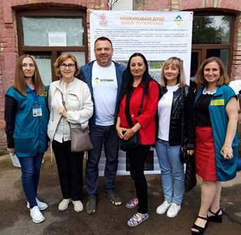 Вінницький обласний центр соціальних служб долучився до зустрічі з внутрішньо переміщеними особам з Луганщини